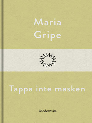 cover image of Tappa inte masken